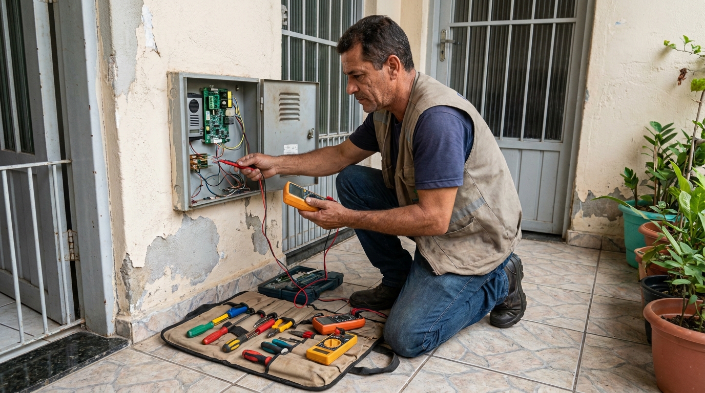 Troca de Fiação de Interfone em Sete Lagoas‑MG